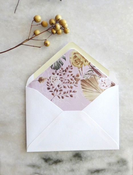 envelope liner thumberlina blush