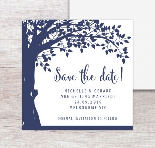 Under the oak save the date