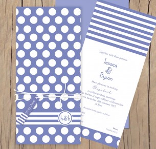 get spotted wedding invitation