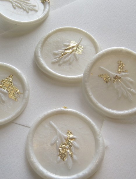 gold leaf wax seal