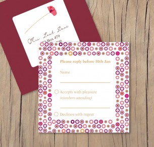 paper poppies RSVP