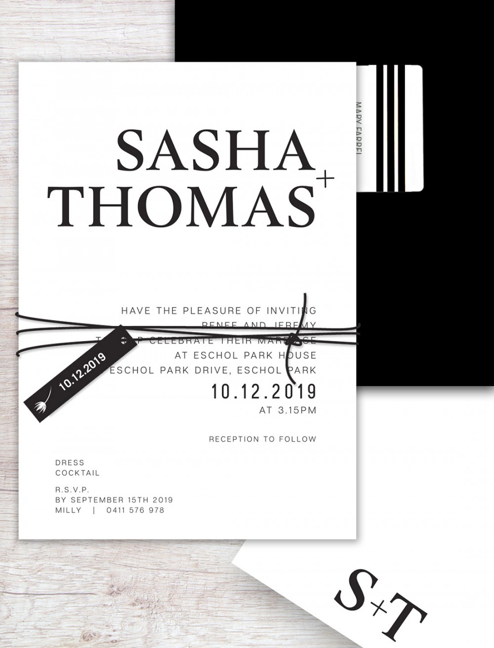 Madrid Flat Card Invitation Online Australia Lilykiss Wedding