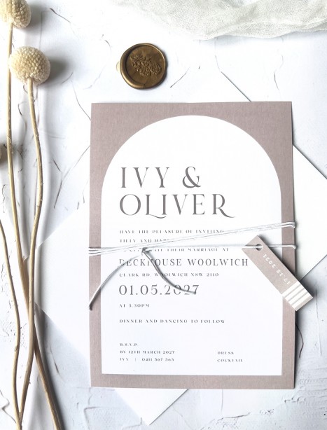 new! ivy arch cheap flat card