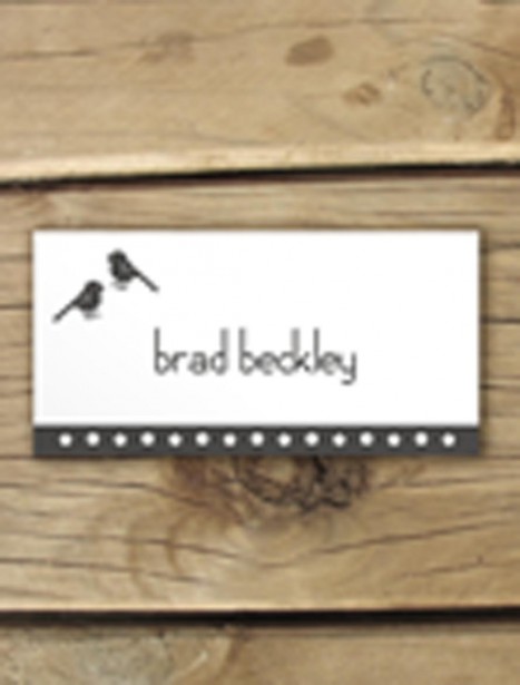 El amor birds placecard