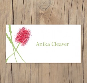 lemonbottlebrush placecard standing