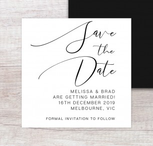 oh so chic save the date