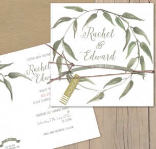 Under the gumtree flat card invitation