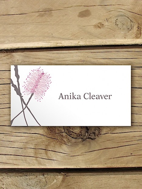 lemonbottlebrush placecard standing